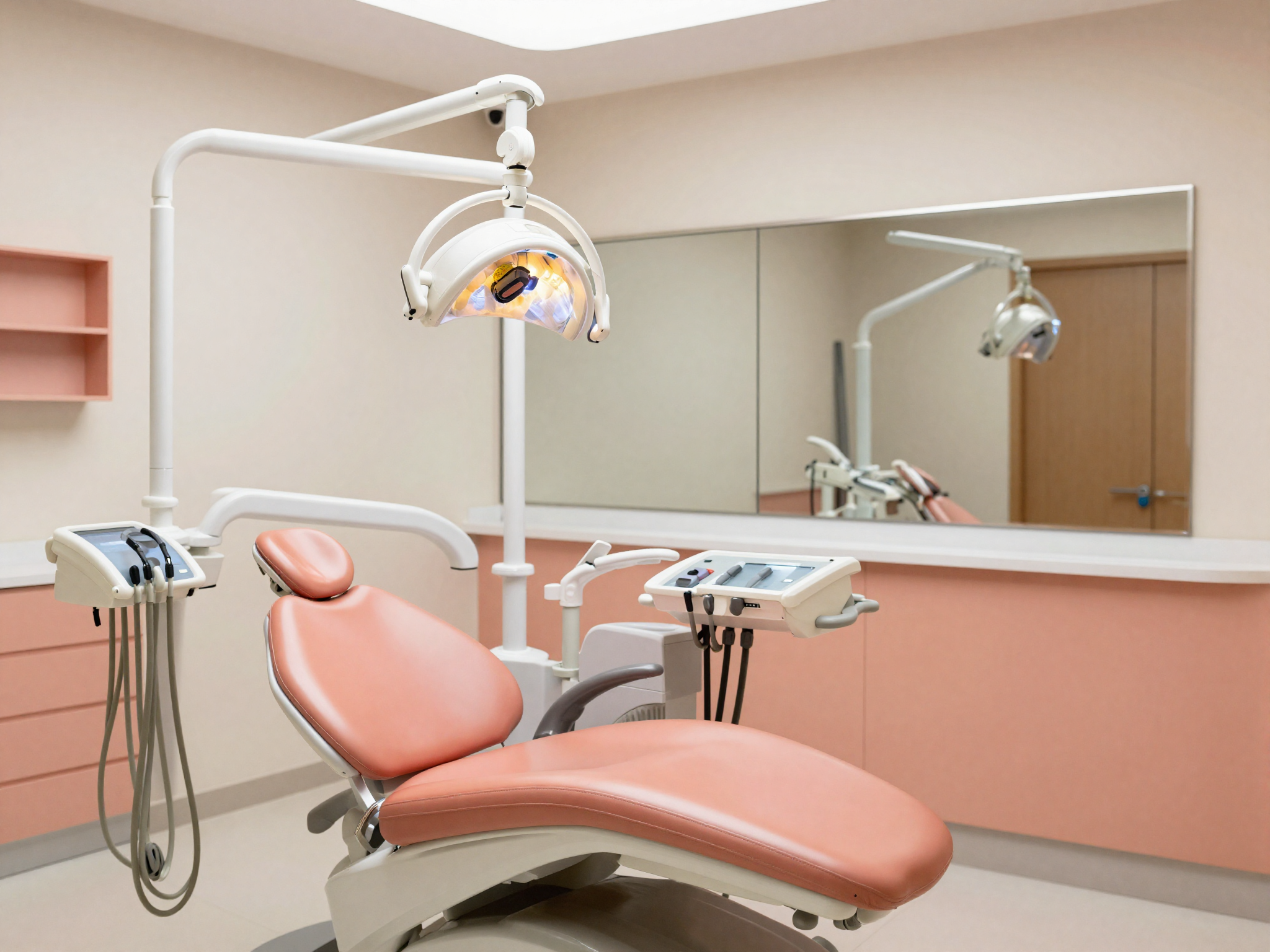 Sala de diseño de sonrisa de la clínica dental