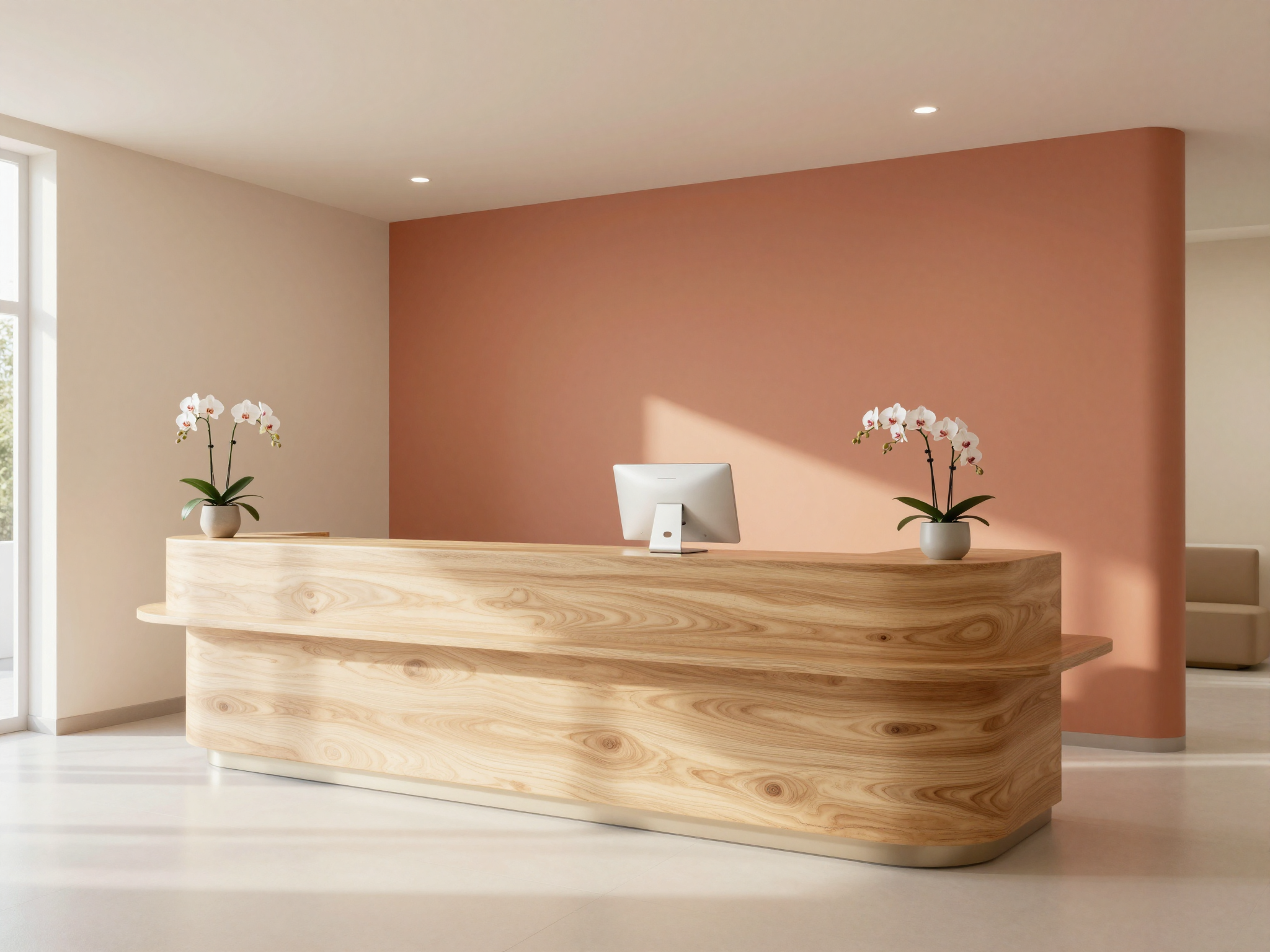 Recepción de la clínica dental